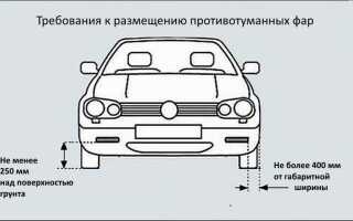 Как подключить противотуманные фары: схемы и пошаговая инструкция