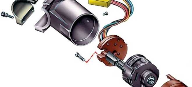 Самостоятельно чиним и меняем контактную группу замка зажигания