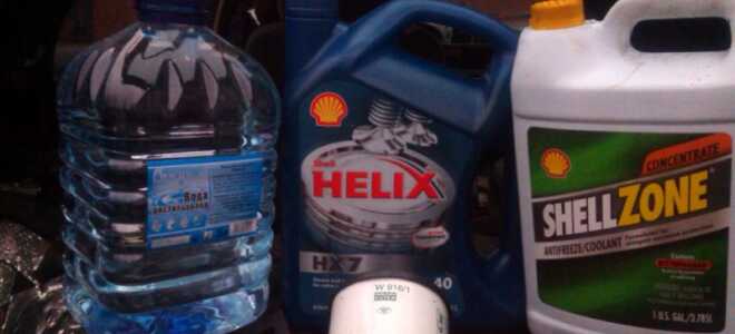 Обзор разных видов антифриза Шелл