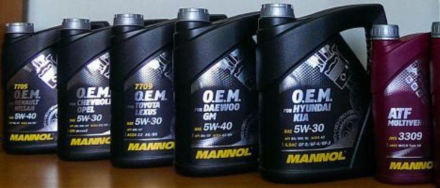 Линейка моторных жидкостей Mannol Линейка моторных жидкостей Mannol