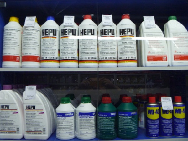 Продукция компании Hepu на полках магазина