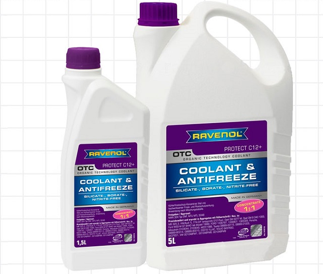 Красно-лиловая ОЖ фирмы Ravenol 