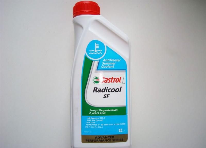ОЖ Castrol SF красного цвета