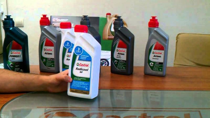 Хладагент Castrol SF сине-зеленого цвета