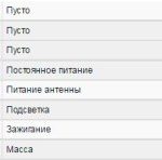 Распиновка верхнего разъема