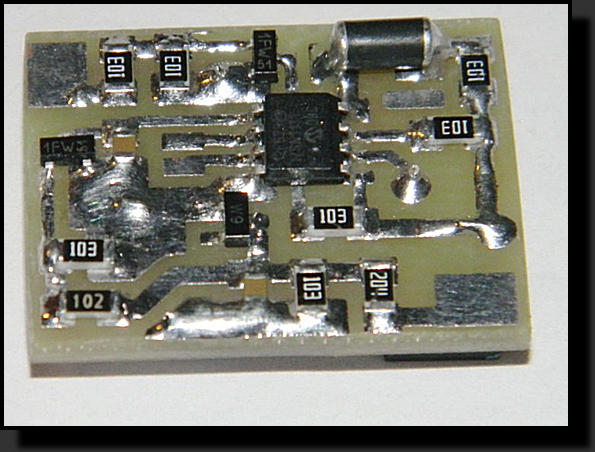 Схема управляющего модуля ходовыми огнями