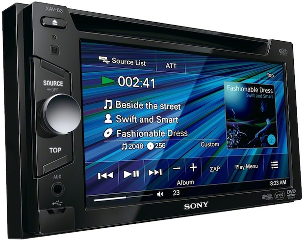 2 DIN магнитола от производителя Sony