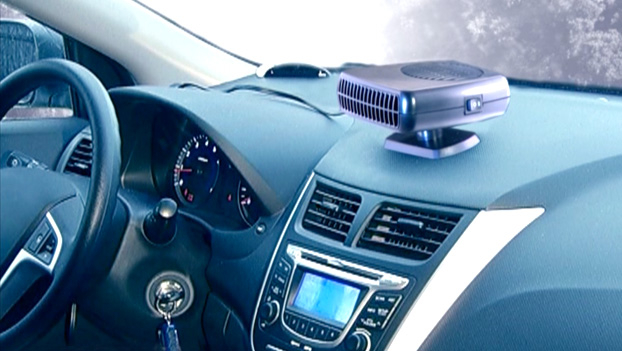 Тепловетилятор на центральной консоли авто Тепловетилятор на центральной консоли авто